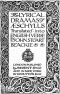 [Gutenberg 59225] • The Lyrical Dramas of Aeschylus Translated into English Verse